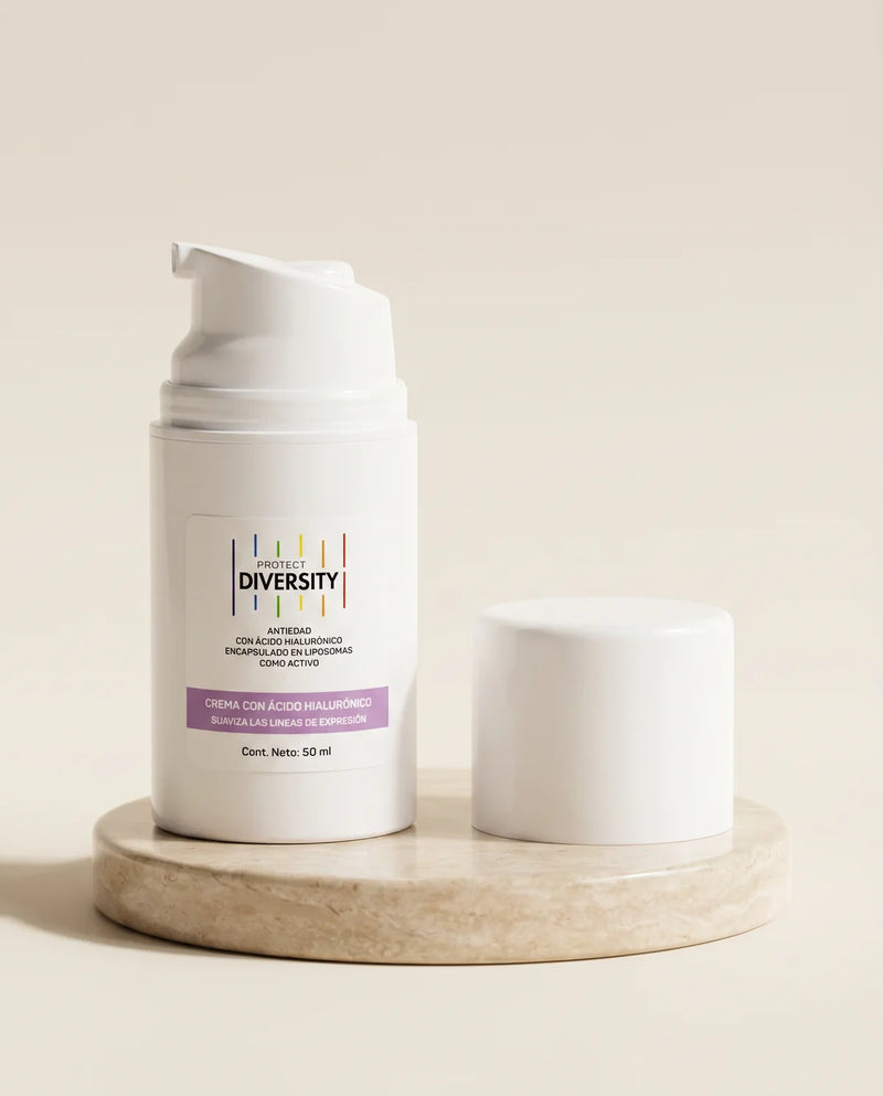 Crema Facial con Ácido Hialurónico